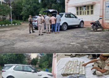 तेजी से भागती जा रही थी लग्जरी कार, पुलिस ने रुकवाई , फिर चेकिंग करने पर जो मिला, रह गए दंग