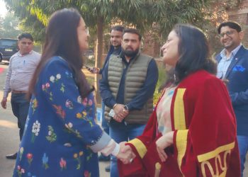 राज्यसभा सांसद किरण चौधरी पहुँची सोहना J.K business स्कूल दिशांत समारोह में छात्रों को वितरित की डिग्रीया(video)