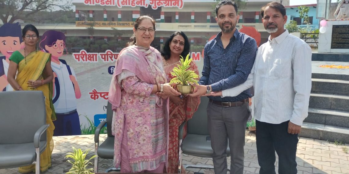 भोंडसी के शहीद कुमरपाल सिंह सीनियर सेकेंडरी स्कूल में घोषित किया गया वार्षिक परिणाम-